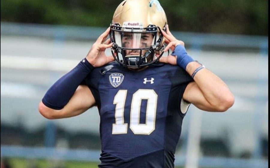 A career to remember: John Carroll University quarterback Anthony Moeglin walking away from football