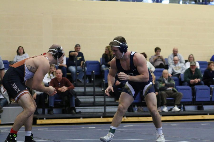 Sophomore Luke Reicosky competes in the JCU Open at John Carroll University.