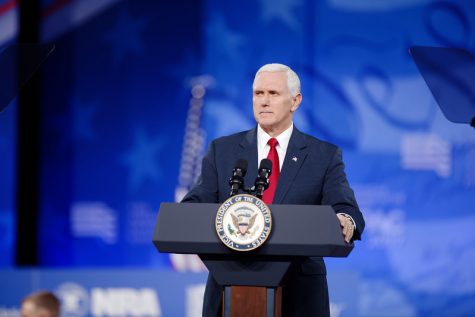 Mike Pence addresses CPAC in 2017.