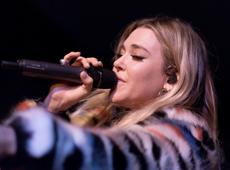 Rachel Platten performing at a venue in Los Angeles in Nov. 2017. 