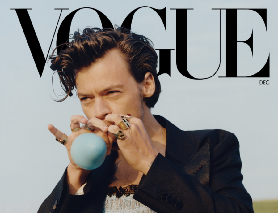 Cover Look:
Styles wears a Gucci jacket and dress. Photographed by Tyler Mitchell, Vogue, December 2020