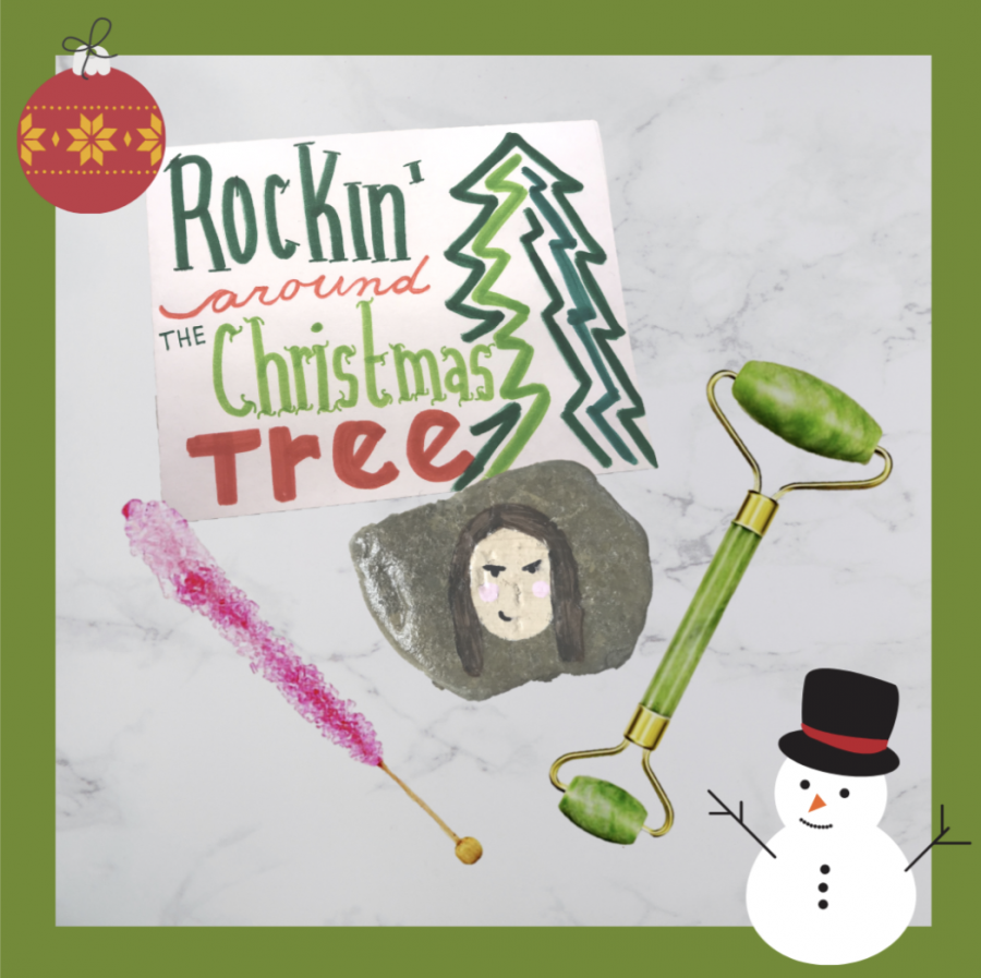 Skin care is everything and most recently, a certain rock roller has been used as a top skincare tool. Use this idea that mixes hand painted crafts and skincare routines into the perfect gift. 