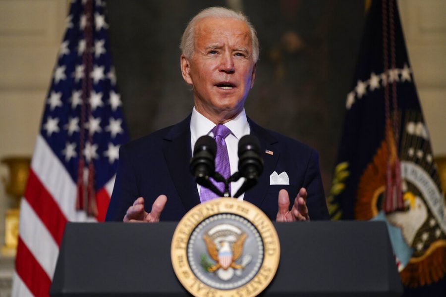 President+Joe+Biden+delivers+remarks+on+COVID-19%2C+in+the+State+Dining+Room+of+the+White+House%2C+Tuesday%2C+Jan.+26%2C+2021%2C+in+Washington.+