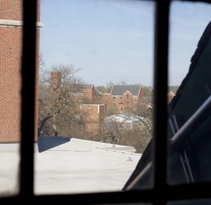 Campion Hall is seen across campus which has been in the sight of question.