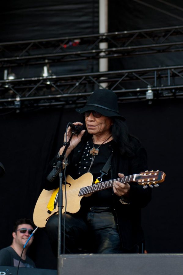 Rodriguez at Way Out West in Gothenburg, Sweden Aug. 9, 2013. (Kim Metso, Wikimedia Commons)
