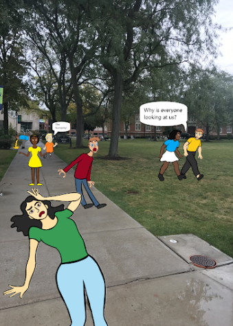 Campus editor Laken Kincaid explores what happens when students walk across the quad.