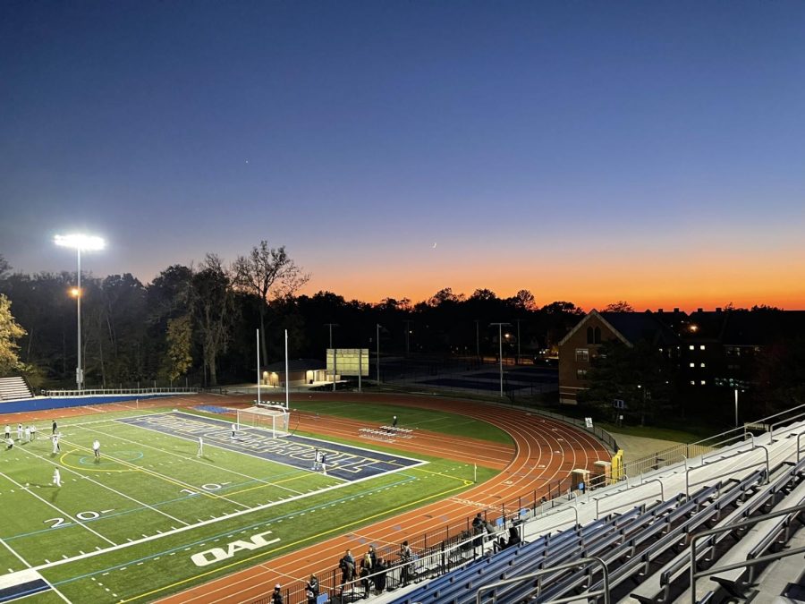 The+view+of+Don+Shula+Stadium+from+the+press+box+on+Saturday%2C+Nov.+6+before+John+Carrolls+OAC+Championship+game+against+Otterbein+University.+