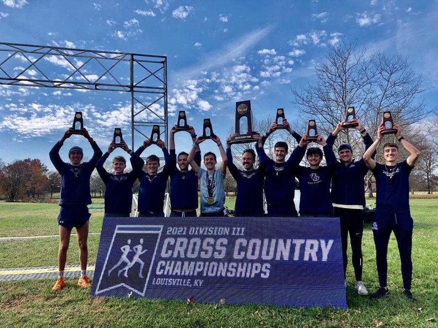 The+John+Carroll+University+Mens+Cross+Country+Team+on+Saturday%2C+Nov.+20+after+finishing+fourth+in+the+country+at+the+NCAA+Division+III+Championships+
