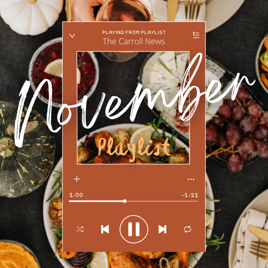 November has a bit of everything: snow, fall foliage and the reflections of the year. From punk music to nostalgic artists, this playlist has a bit of everything, too.