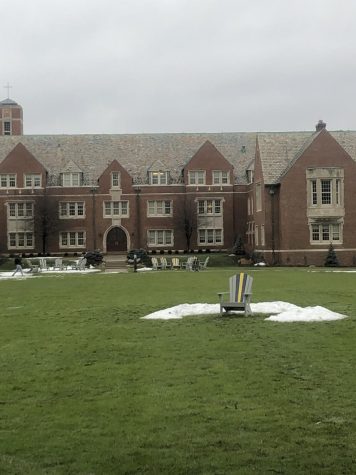 The JCU campus finally defrosts hopefully never witnessing snow again.