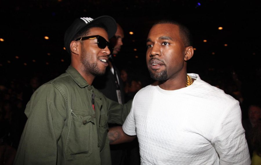 Kanye West and Kid Cudi.