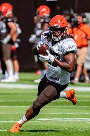 Kareem Hunt in action following a fantastic performance on Sunday.