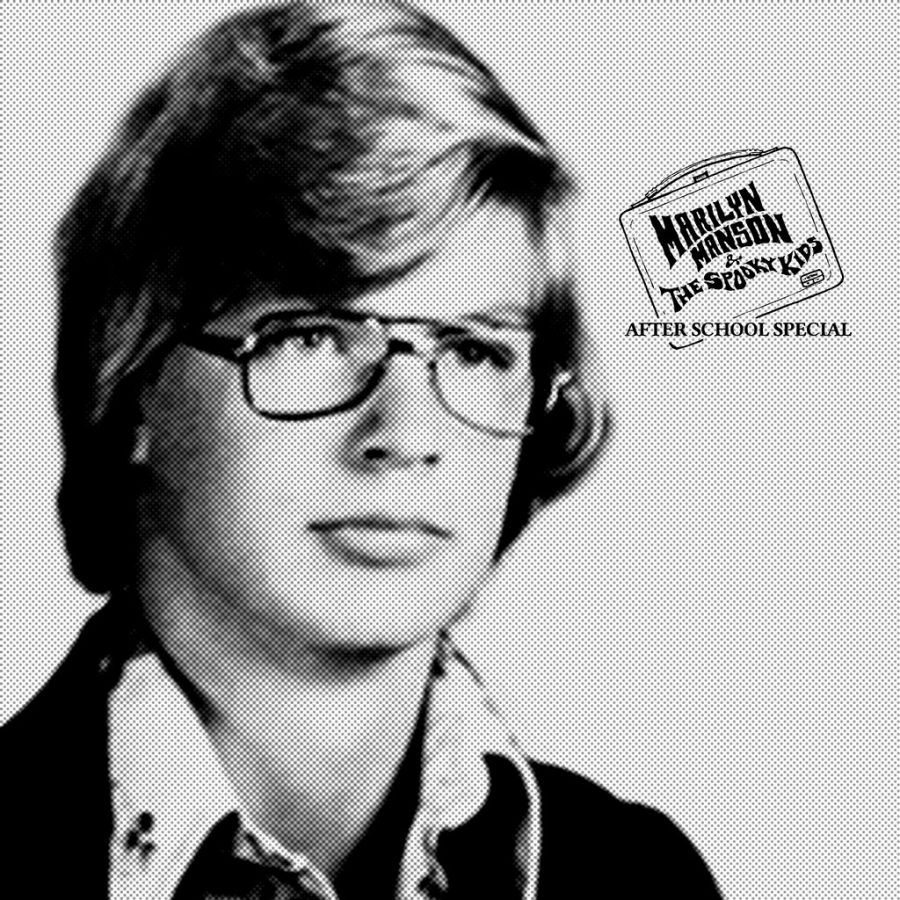 Pictured is a yearbook photo of Jeffrey Dahmer used in Marilyn Manson & The Spooky Kids: After School Special early cassette demo. 