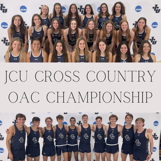 The JCU womens and mens cross country team compete strong throughout their season