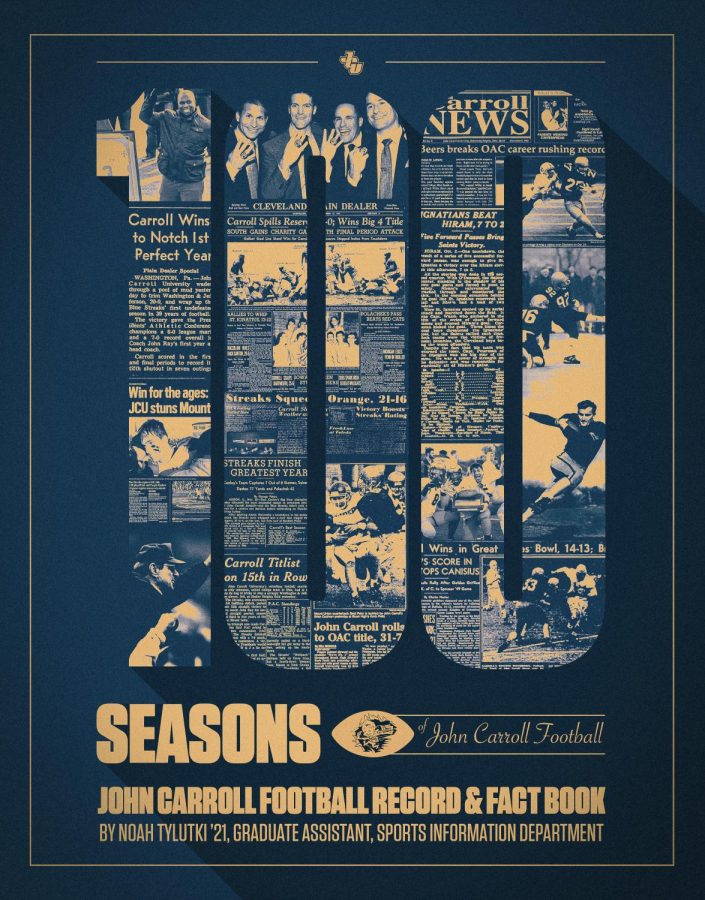 The JCU Football Record & Fact Book by Noah Tylutki 21 commemorates 100 seasons of Blue Streak Football