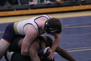 Patrick McGraw holds his opponent down as he works his way towards 100 career wins.