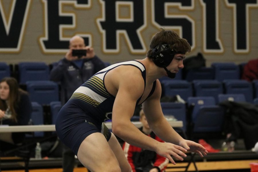 Trysten Zahoransky competes in the JCU Open held on Super Bowl Sunday.