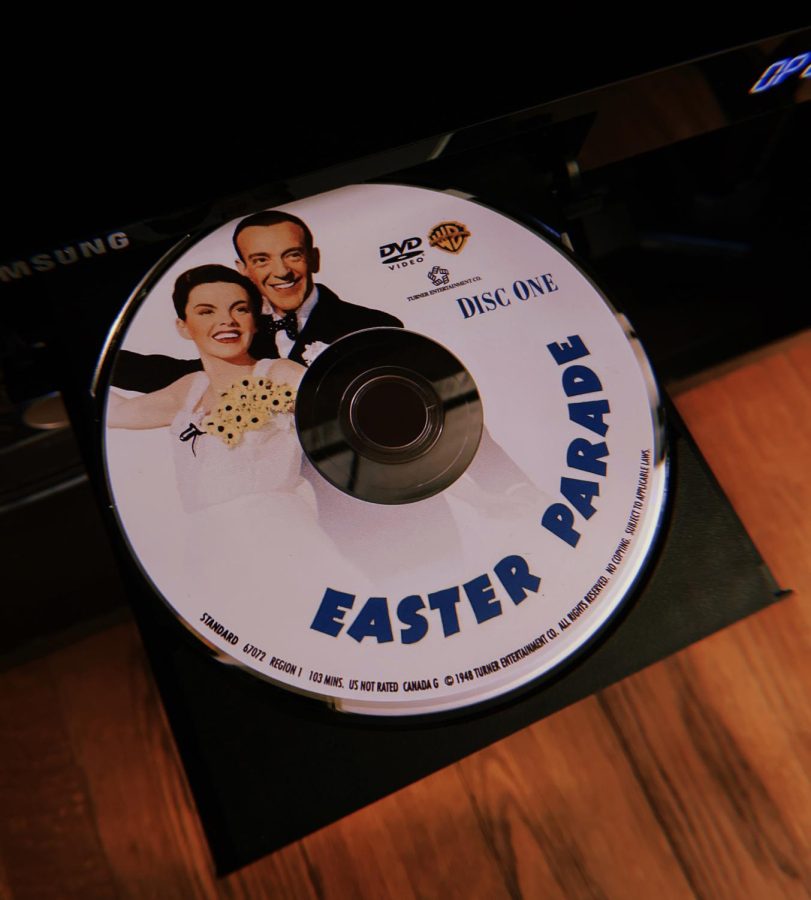 My copy of Easter Parade resting in a nifty, little Blu-ray player 
