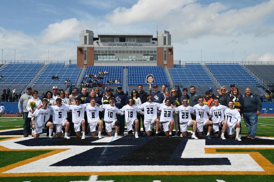 The seniors were honored before their game against Muskingum  on Saturday.