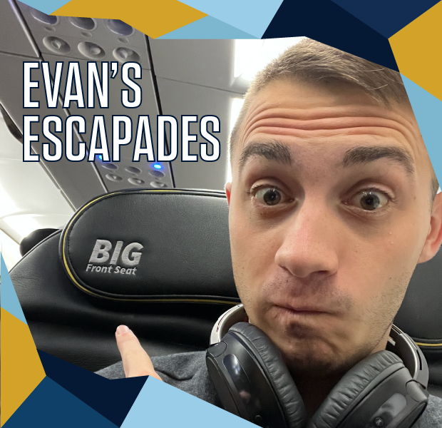 Why did Evan pay for the Big Front Seat? Listen and find out!