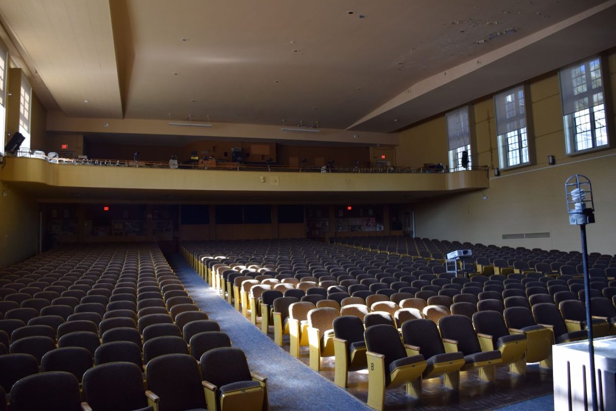 John Carrolls historic Kulas Auditorium sits vacant during most hours of the day.