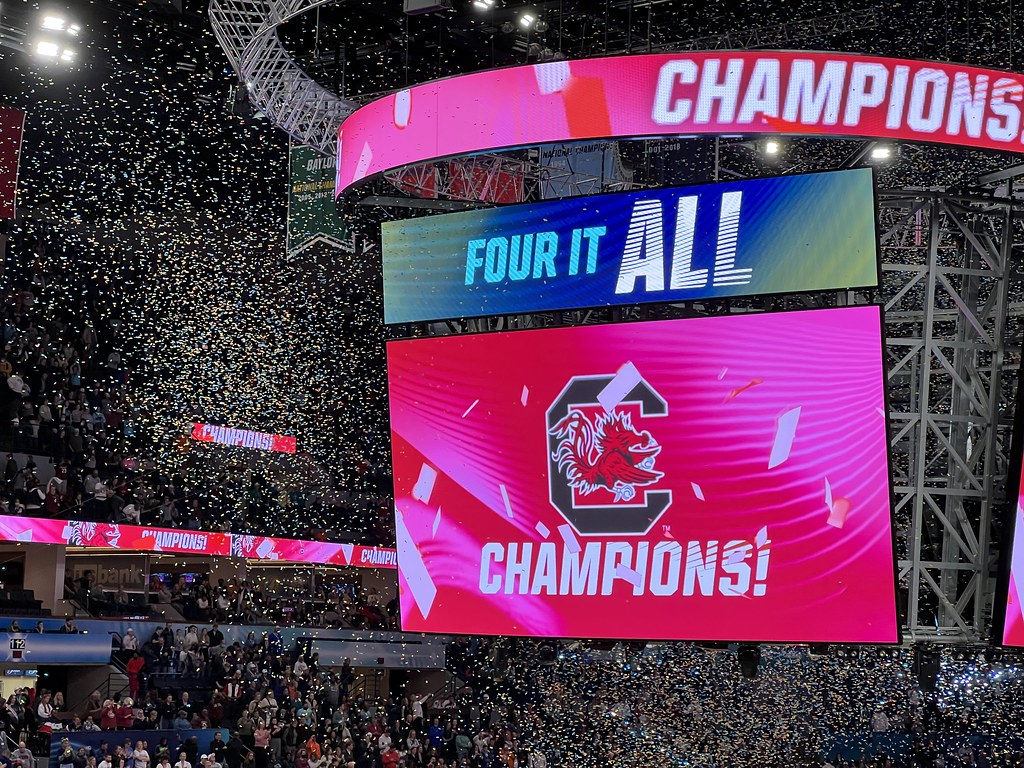 South Carolina rallied in the second half of the NCAA Tournament Championship, resulting in a historic win over Iowa.