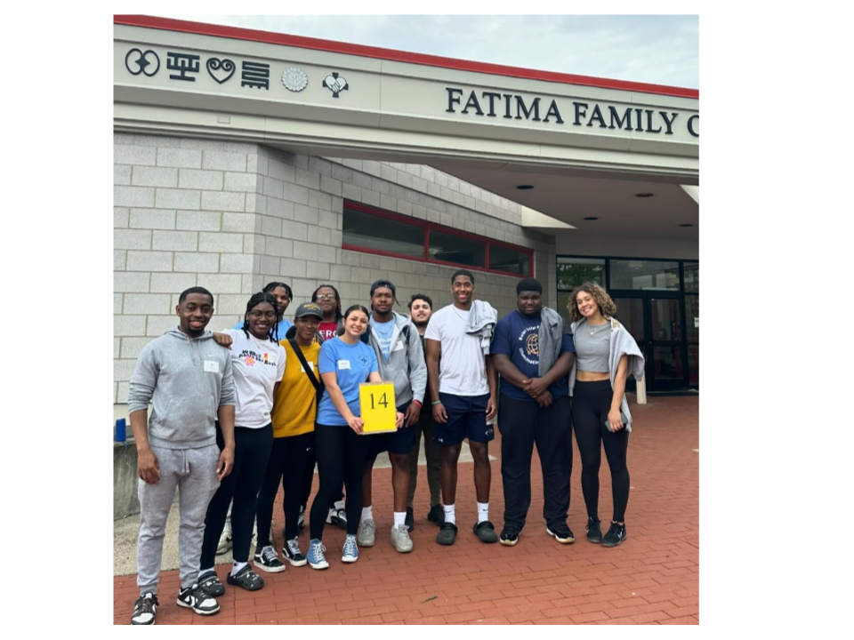 BSA on Jesuit Day of Service at the Fatima Family Center, via their Instagram
