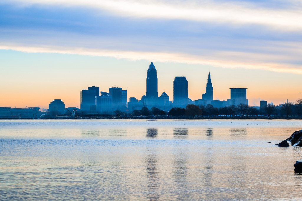 Morning Skyline in Cleveland