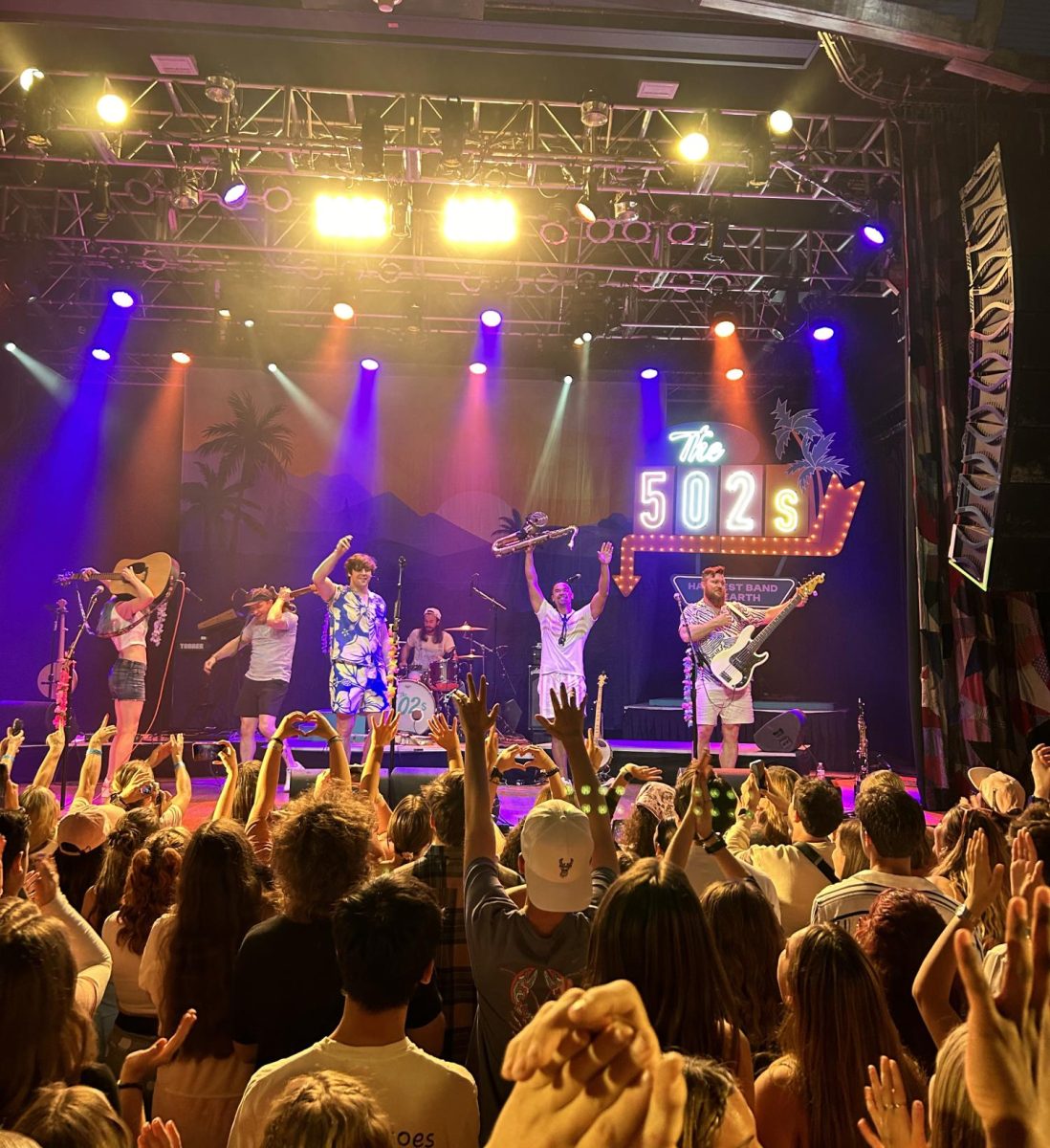 The 502s perform to an energetic crowd at the House of Blues Cleveland. 