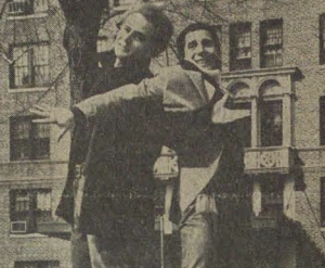 Simon and Garfunkel appear in a 1967 edition of The Carroll News. 