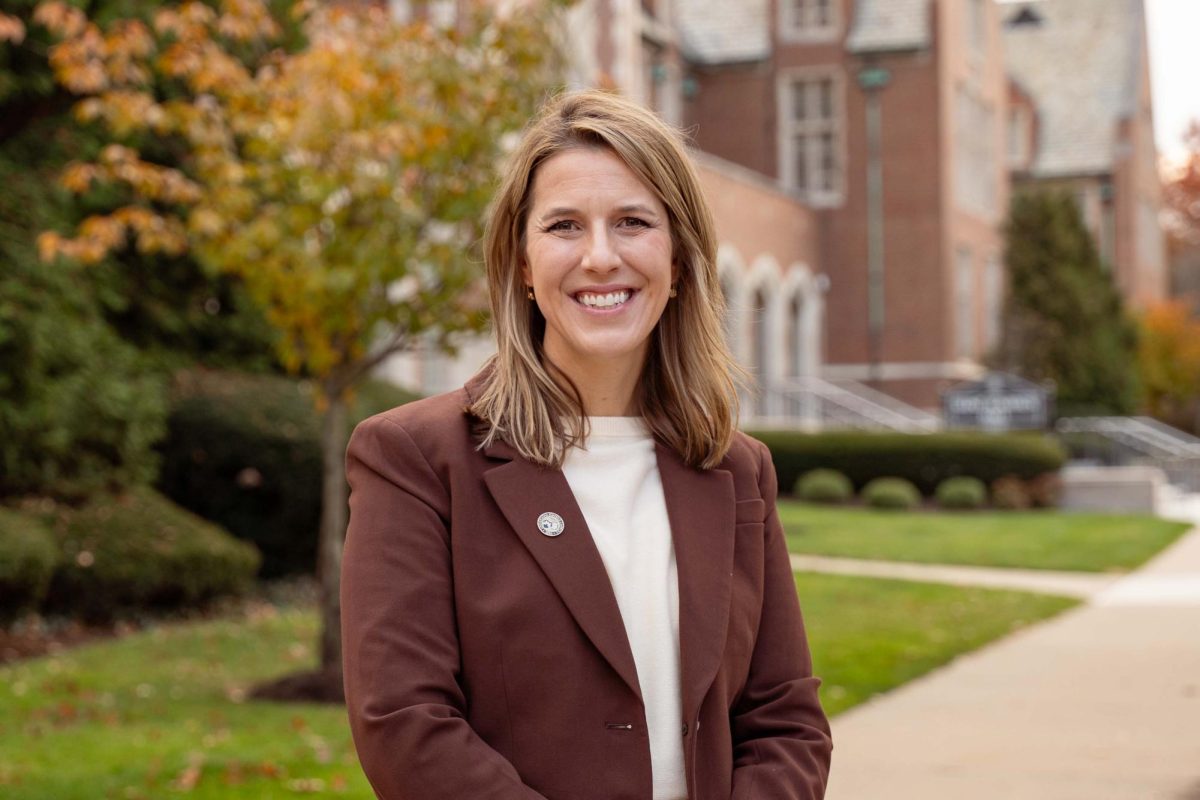 JCU’s president-elect stands on campus as she prepares to lead.