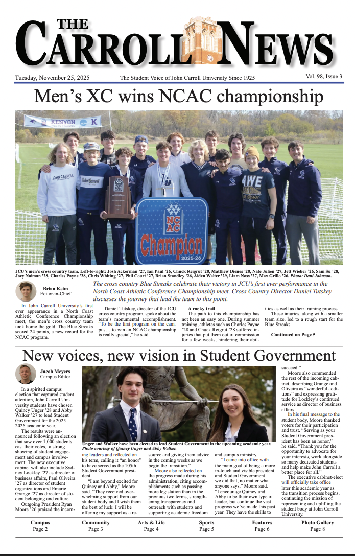 The Carroll News Vol. 98, Issue 3