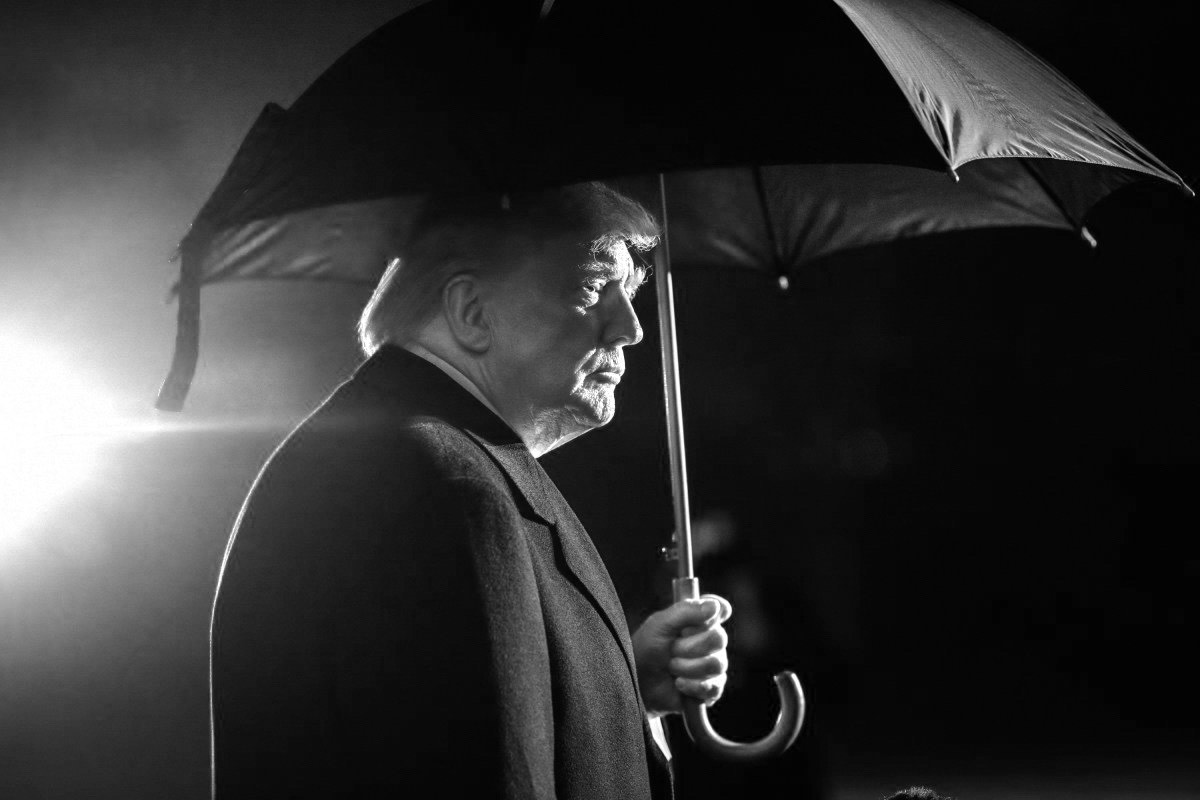 President Trump speaks to the media on Jan. 9, 2026. 