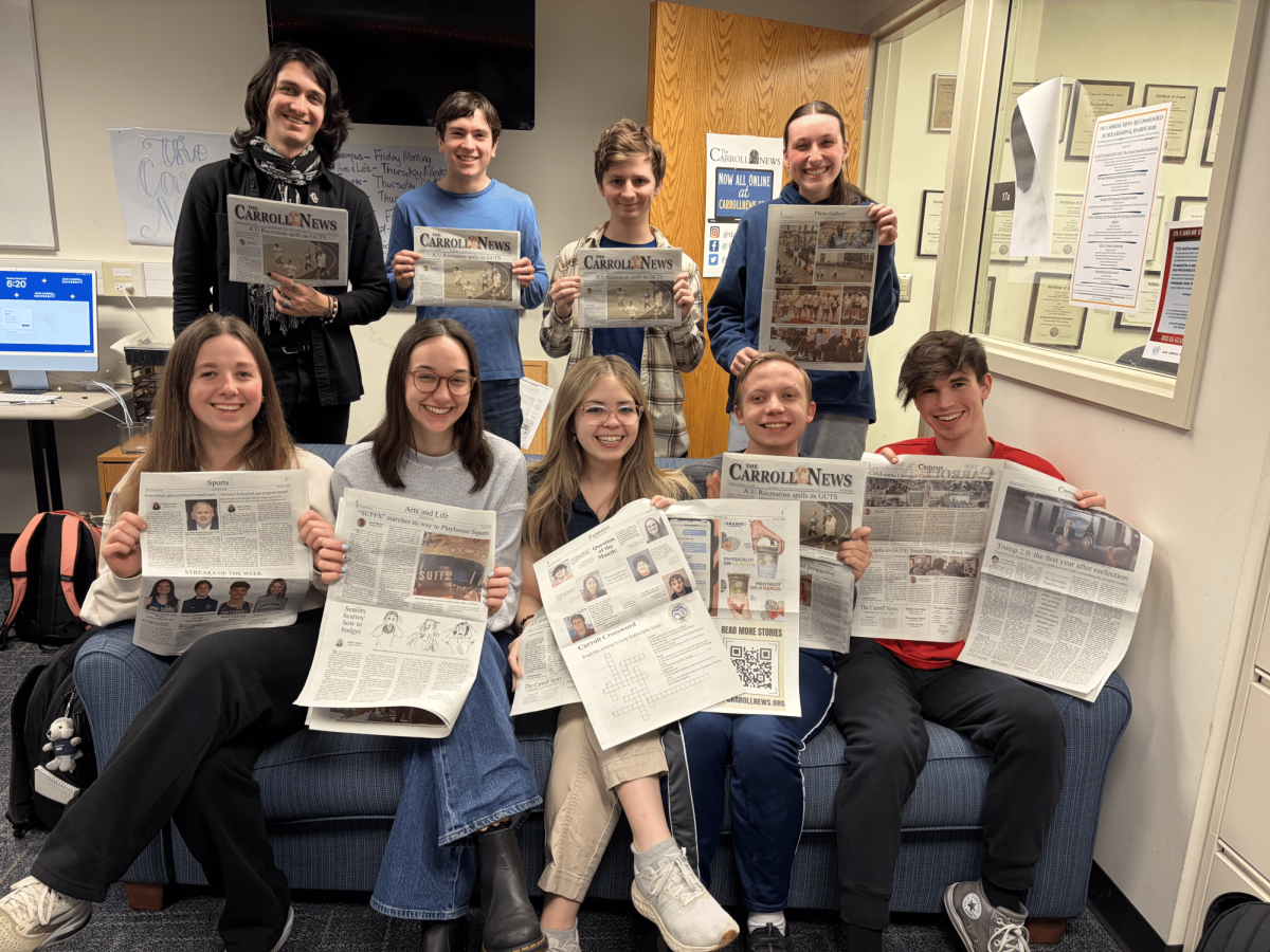 The Carroll News proudly presents its award-winning paper.