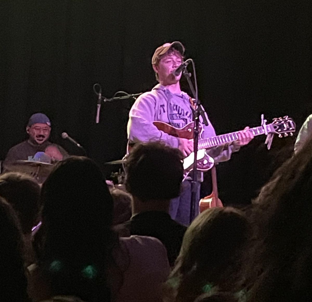 Singer Brenn! performs at the Beachland Ballroom to an energetic crowd.