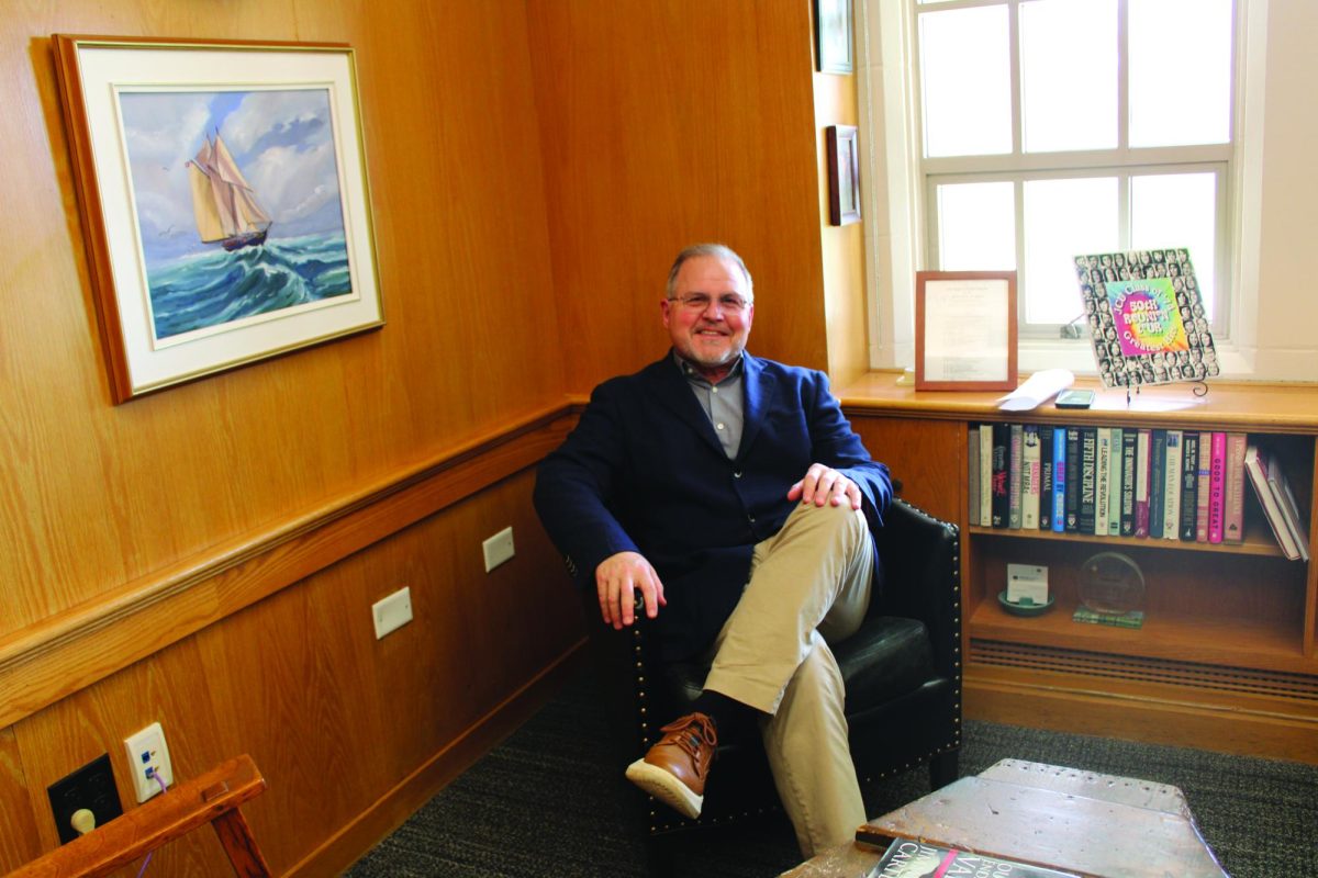Al Miciak shares some closing thoughts as he gets ready to wave goodbye to John Carroll.