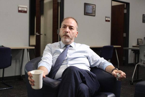 Chuck Todd talks to The Carroll News about his experiences and advice in journalism.